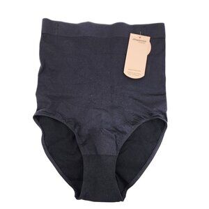 Shapermint Essentials High-Waisted Shaper Panty Size M/L Black Seamless Stretch